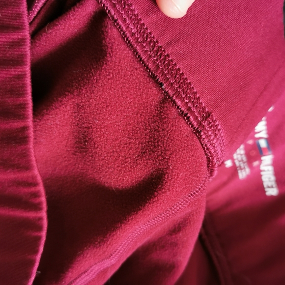 Deep Red Tommy Hilfiger Sport Leggings Size Medium - Picture 5 of 6